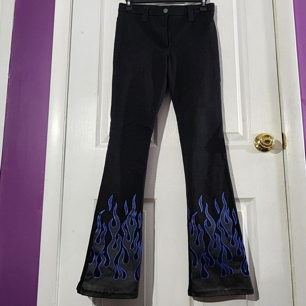Vintage Y2K Serious LA Flame Jeans